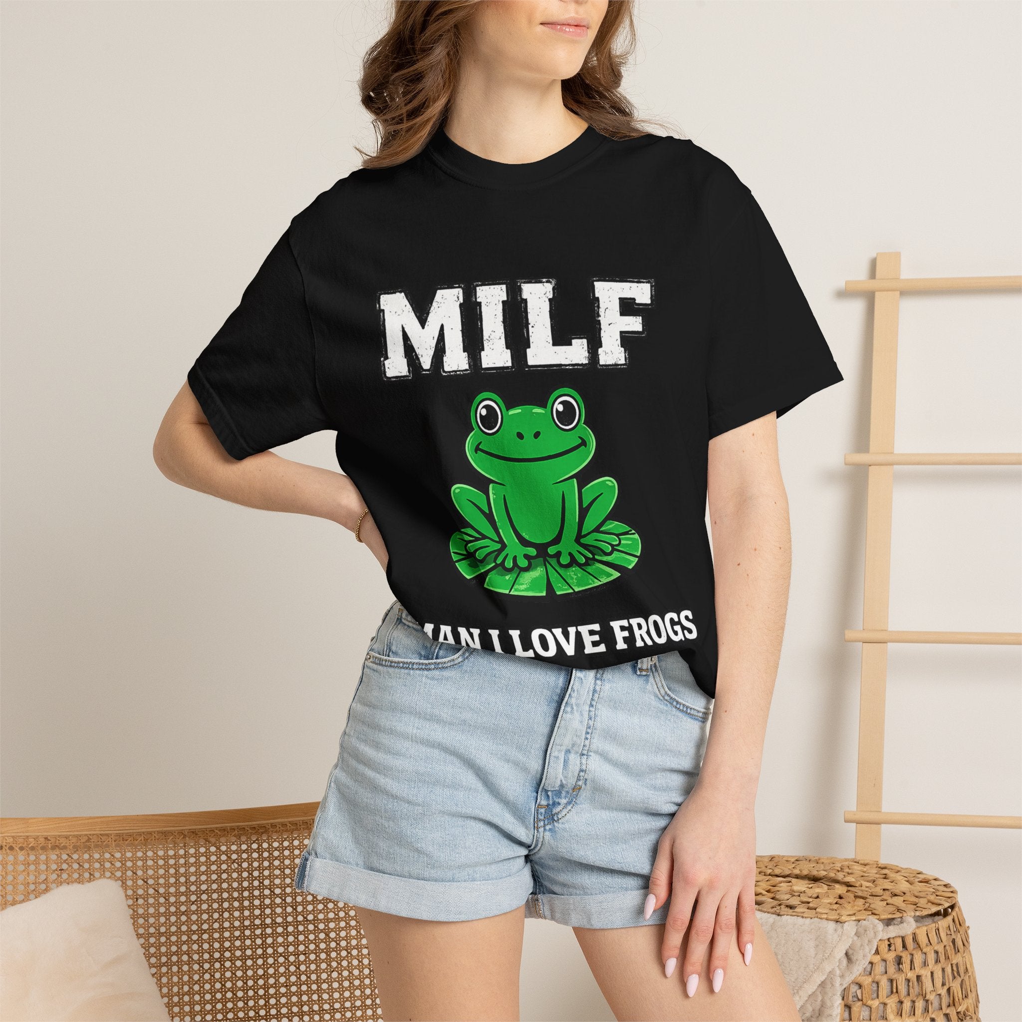 MILF man i love frogs T-Shirt | man i love frogs, cute pond frog design
